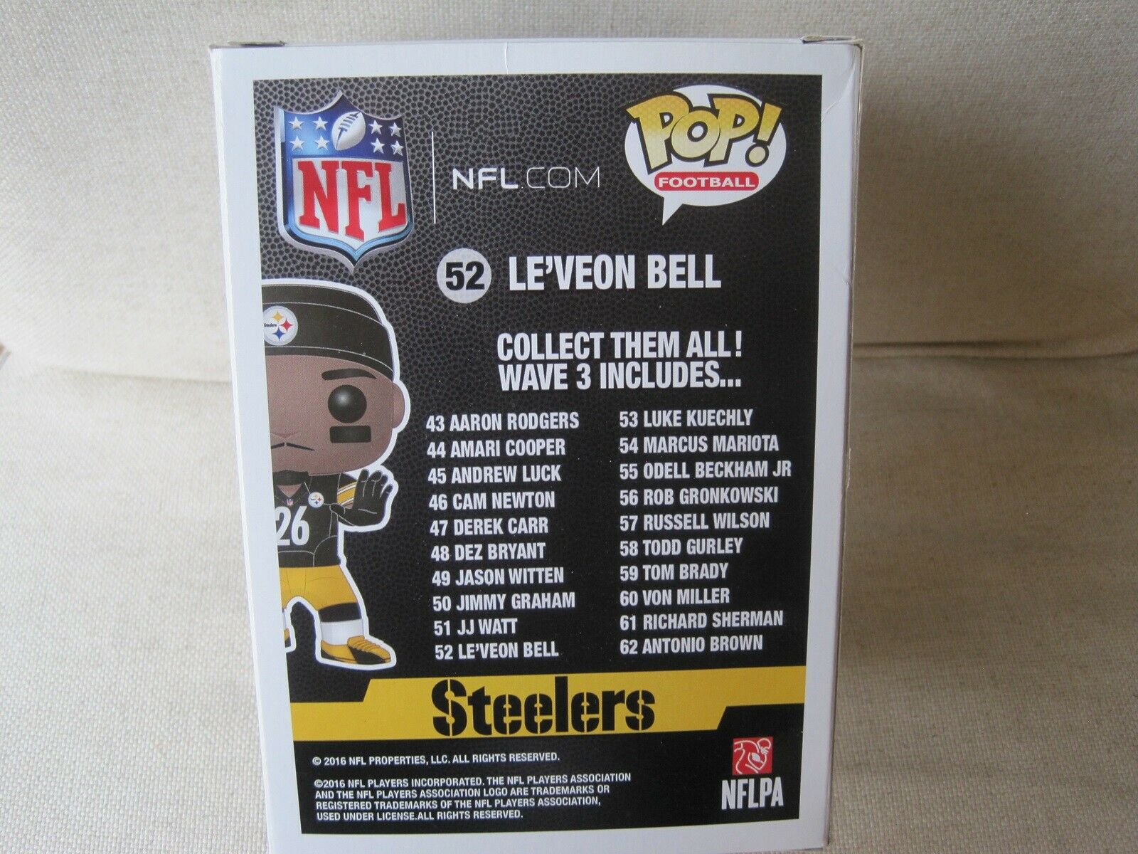 Le'Veon Bell Pittsburgh Steelers Funko Pop #52