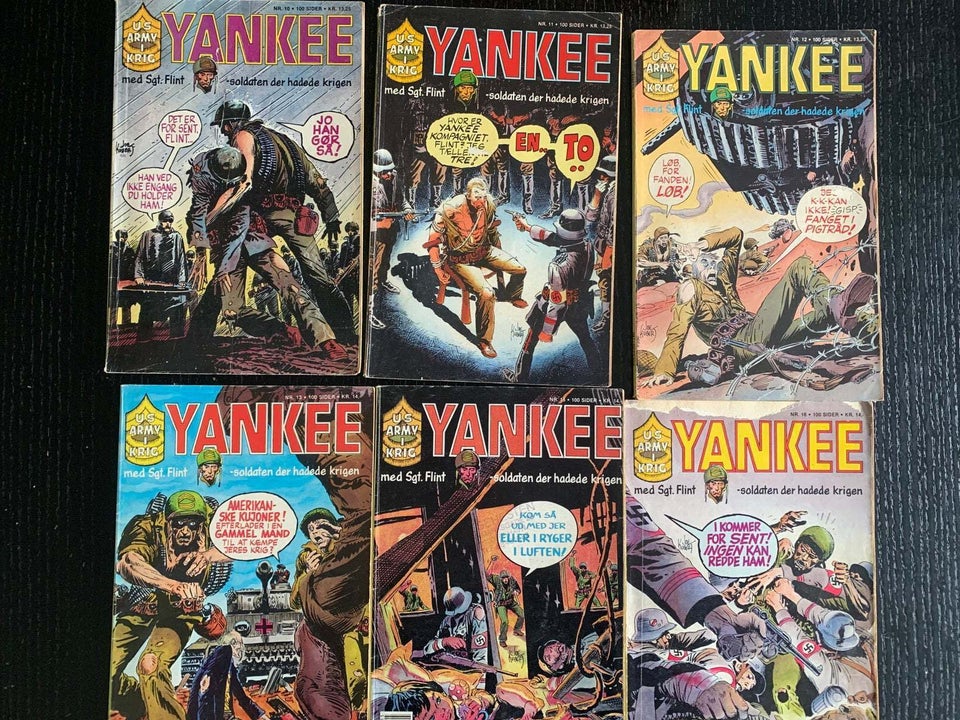 Yankee, Tegneserie