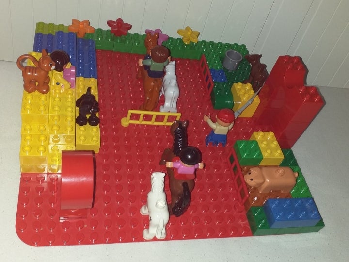Lego Duplo, Ridestøvle, egen fantasi