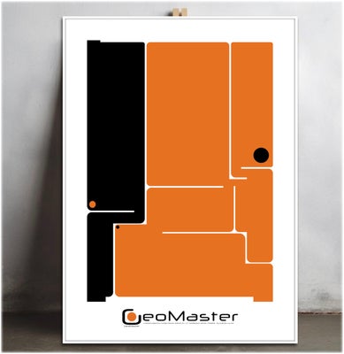 Plakat, Gabriel Lavine, motiv: GeoMaster Series N°12 CE, b: 70 h: 100, Limited Collectors Edition Gi