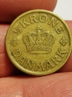 Danmark, mønter, ½ krone