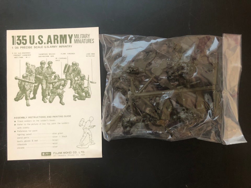 Byggesæt, Fujimi U.S Army Military Miniatures, skala 1/35