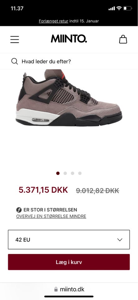 Sneakers, str. 42, Air Jordan 4 retro