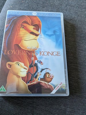 Disney Løvernes Konge, DVD, andet, Flot og velholdt Disney Dvd film med Løvernes Konge sælges. Jeg s