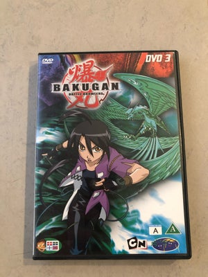Bakugan battle brawlers, DVD, animation, Bakugan battle brawlers dvd nummer 3.

Køber betaler porto