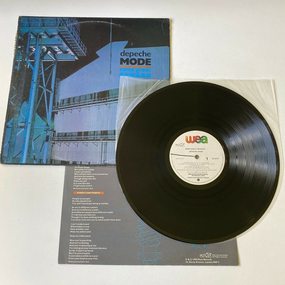 LP, Depeche Mode, (NEW ZEALANDSK) Some Great Reward