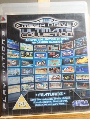 SEGA Mega Drive Ultiamte Collection, PS3, SEGA Mega Drive Ultimate Collection til Playstation 3 PS3.