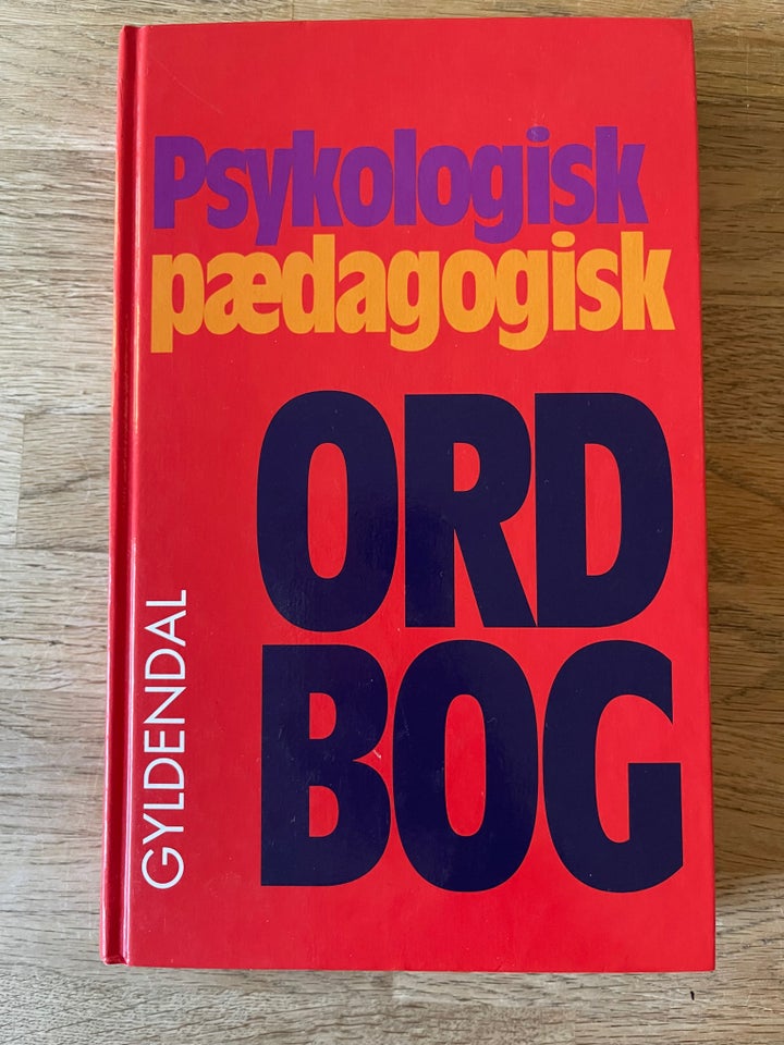 Psykologisk pædagogisk ordbog, M.Hansen P.Thomsen