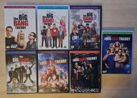The big bang theory sæson 1-7, DVD, TV-serier