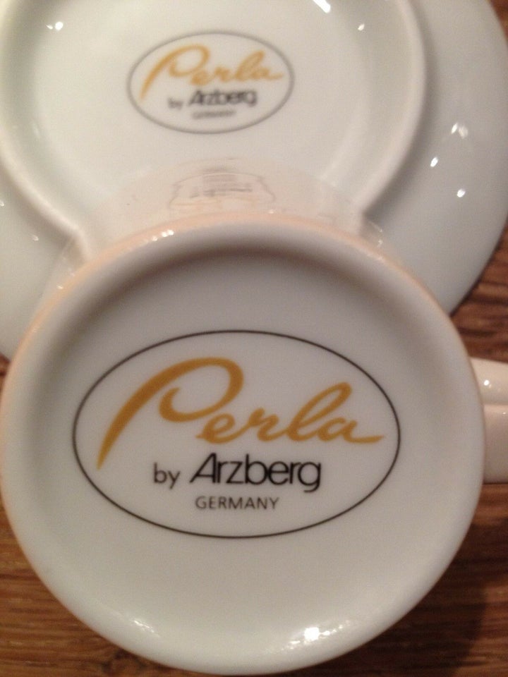 Porcelæn, Espresso Kopper, Perla by Arzberg (Germany)