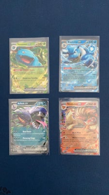 Samlekort, Pokemon EX kort, HELT NYE EX kort fra det nye sæt 151. Kortene er i perfekt stand og dire