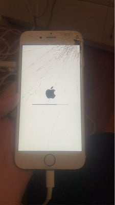 iPhone 6S, 64 GB, pink, Defekt, Gammel iPhone 6s for skærmen er meget ødelagt og bagsiden er ridset,