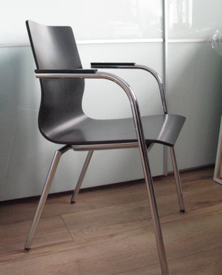 Spisebordsstol, træ/metal, Helt ny, meget komfortabel stol, træ/metal, kraftig ryg.