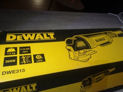 Multi-Cutter, DeWalt, Dewalt MULTICUTTER 300W DWE315.. Den er ny har aldrig været brugt. Sælges pga 