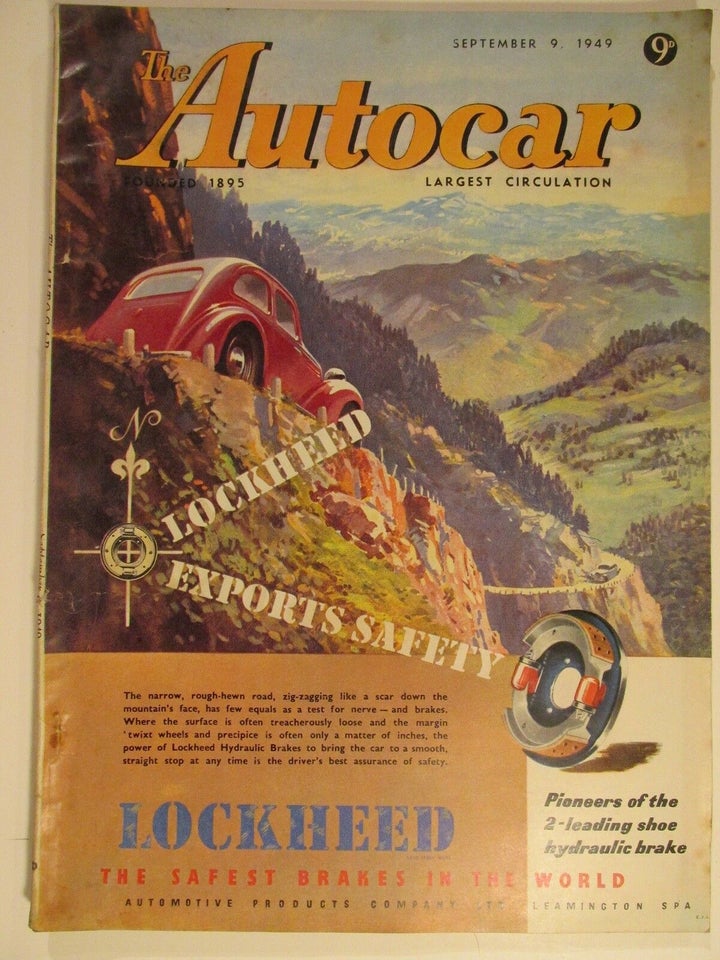 The Autocar September 9. 1949, The Autocar, emne: bil og