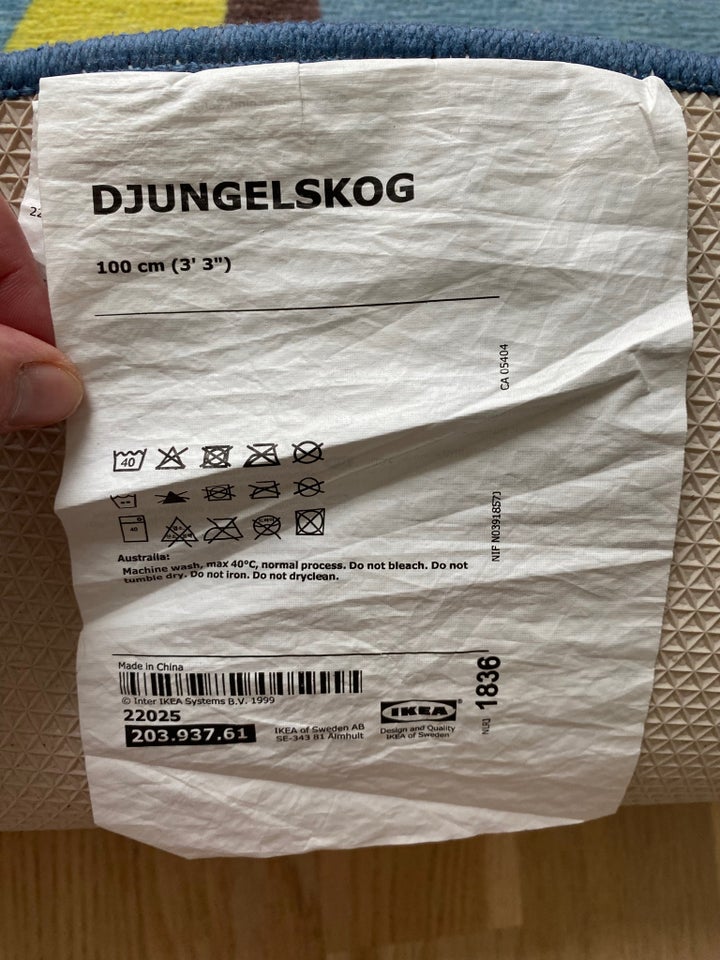 Tæppe, Ikea Djungelskog