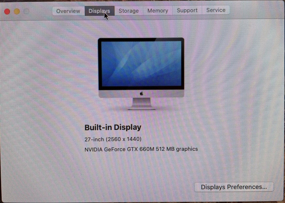 iMac, 27" A1419, i5 2,9 GHz