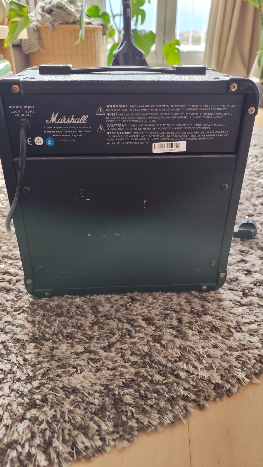 Guitarforstærker, Marshall MG10CD, 10 W