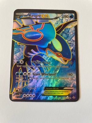 Samlekort, Pokemon, Kyogre EX 148/160 Full Art

Rarity: Full Art Ultra Rare
Card Type: Pokémon EX
Ca