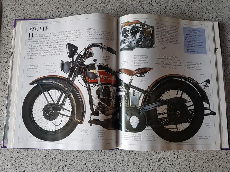 Harley Davidson bøger stk pris , emne: motorcykler