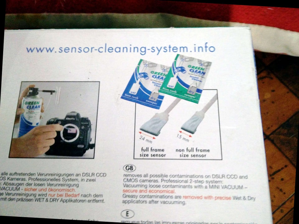 Rensesæt til foto linser, , Green Clean og Sensor Swab