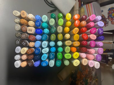 COPIC MARKERS., 97 copic tuscher
Virker alle perfekt