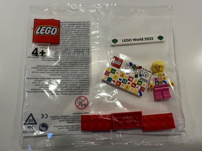 Lego andet, LEGO World 2022, LEGO World 2022 sæt i uåben polybag - en af de røde klodser har print E