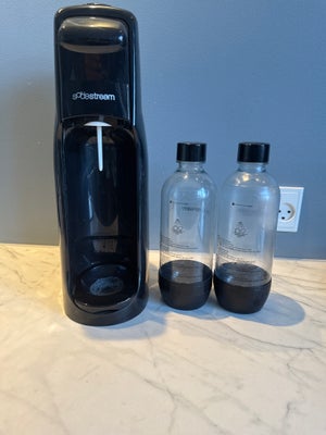 Sofastream maskine uden patron , Sodasteeam, Sodastream maskine uden patron men med 2 flasker der ka