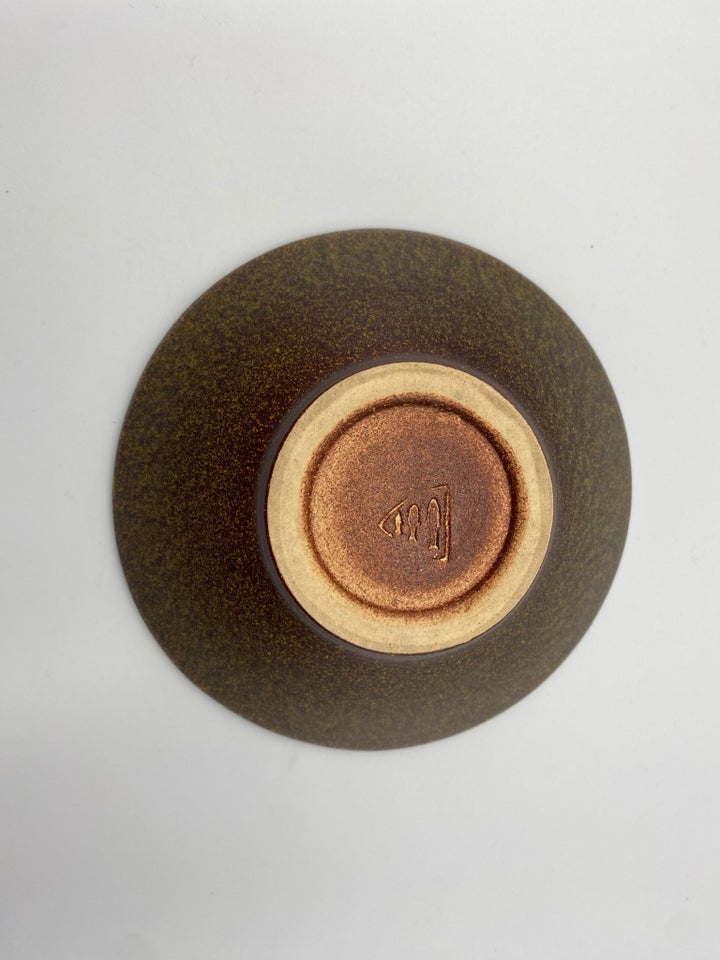 Keramik skål med hjorte, Michael Andersen, Bornholm
