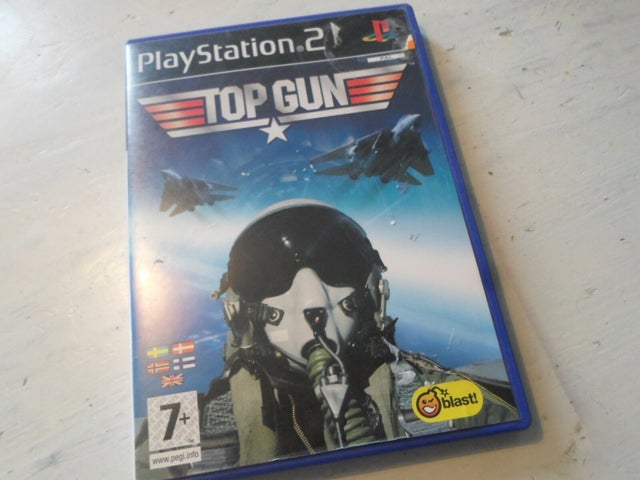 Top Gun, PS2, Flot og velholdt skive. Komplet. Med…