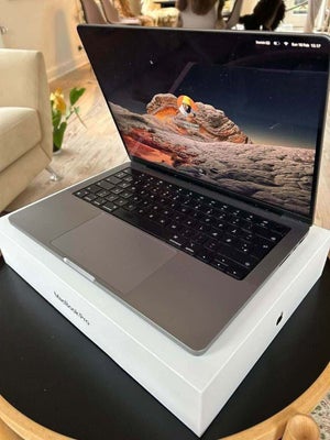 MacBook Pro, 14-inch, 2021, M1 Pro GHz, 16 GB ram, 500 GB harddisk, Perfekt, Super god MacBook Pro, 