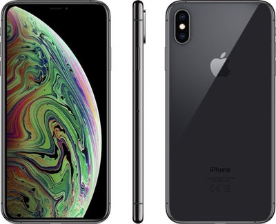 iPhone XS Max, 64 GB, God, iPhone Xs Max, 64 GB i farven Space Grey.

Pæn og velholdt, dog et par sm