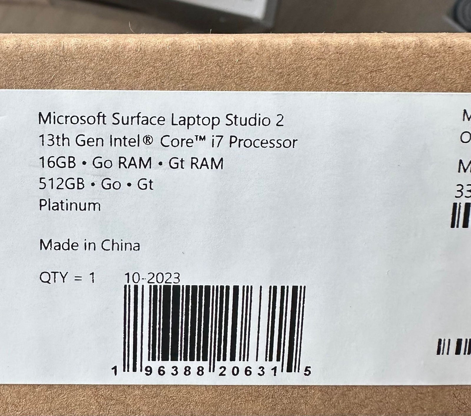 Microsoft Surface Laptop Studio 2 !!, Intel i7 GHz, 16 GB ram