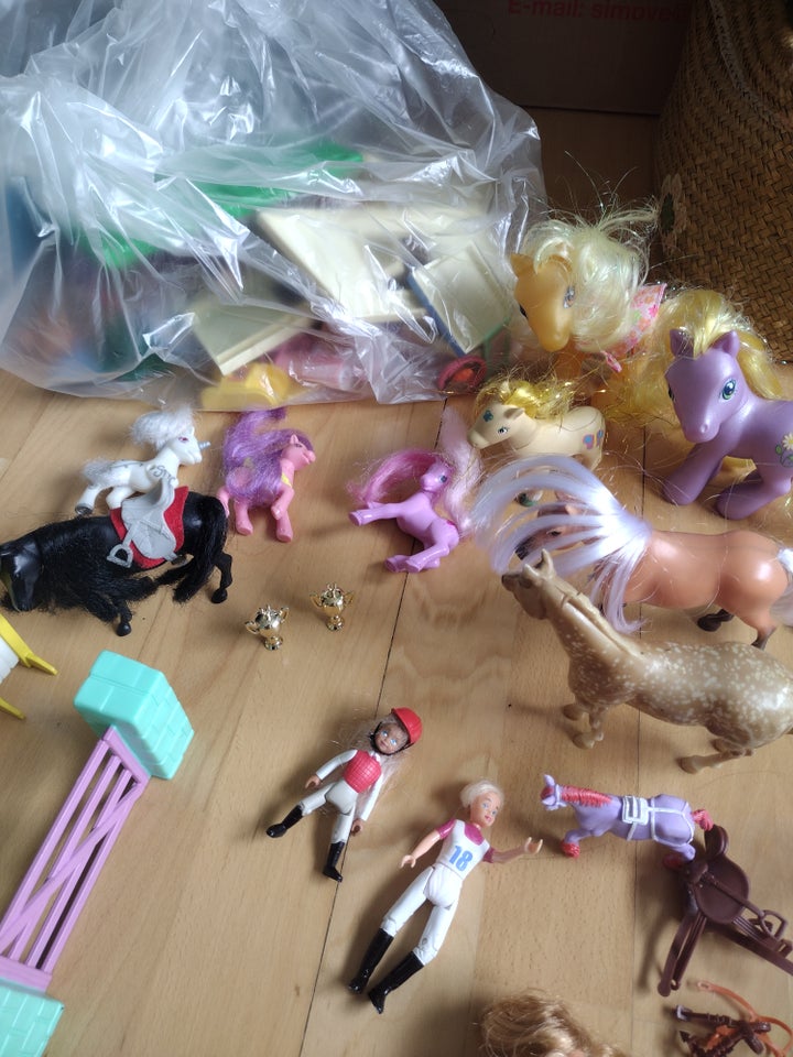 Dyr, Pose med forskellige heste og rytter, My little pony