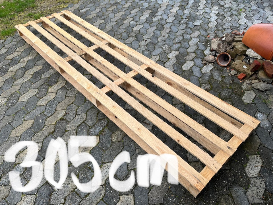 Palle / træpalle / paller af træ 80 x 305 cm