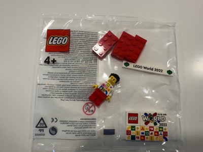 Lego andet, LEGO World 2022, LEGO World 2022 sæt i uåben polybag - en af de røde klodser har print O