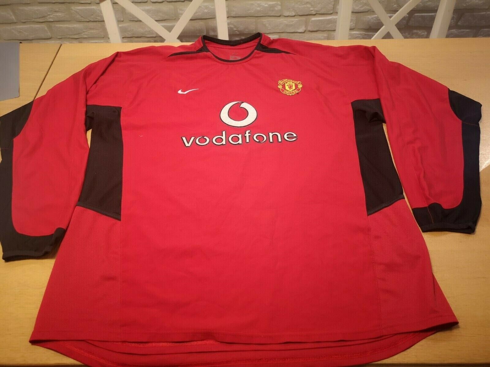 Fodboldtrøje, Manchester United 2002/2004, Nike – dba.dk – Køb og Salg af og Brugt