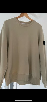 Sweatshirt, Stone Island, str. M,  Beige,  Bomuld ,  Næsten som ny, Lækker Stone Island sweatshirt s