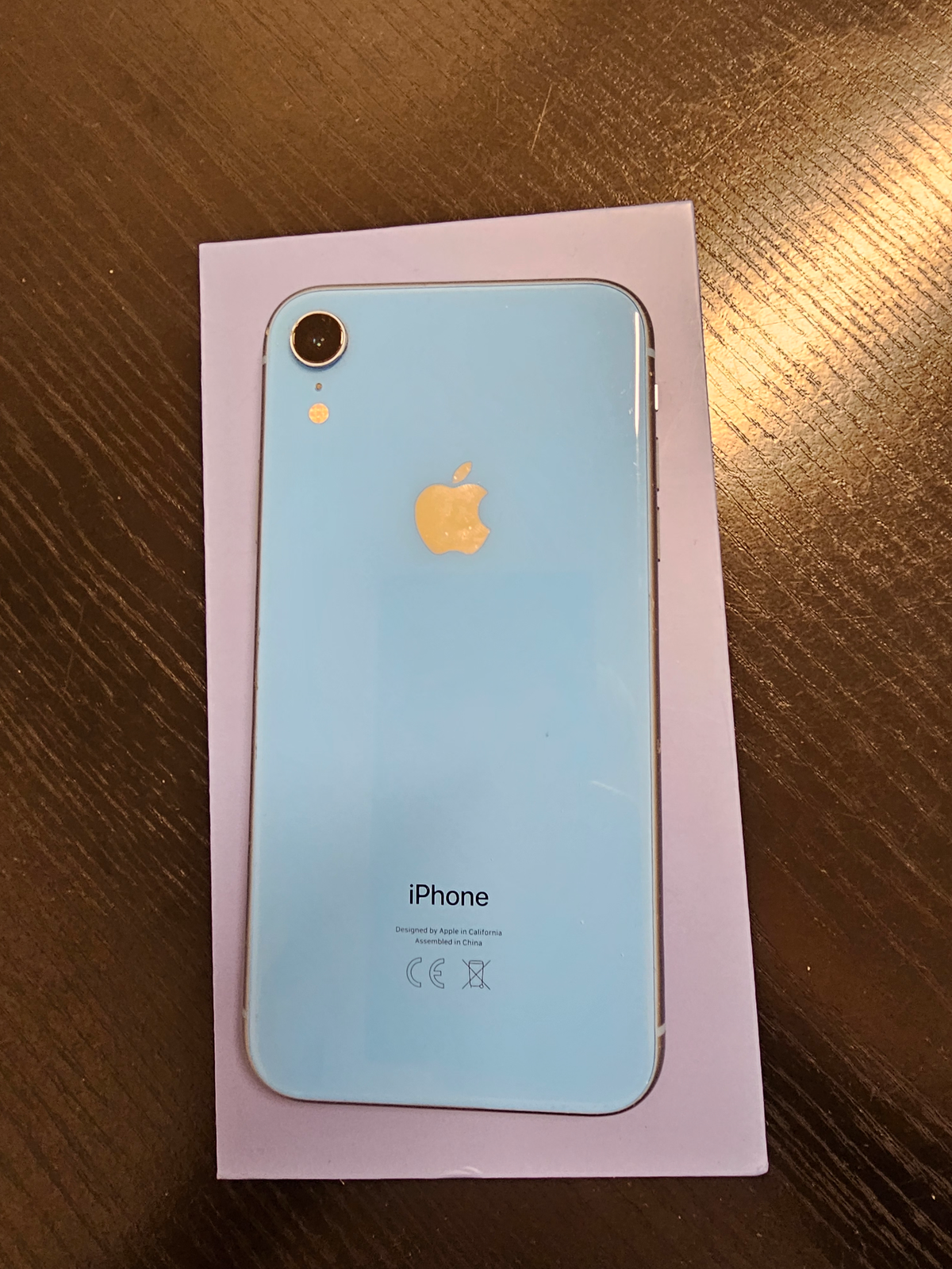 iPhone XR, 64 GB, blå