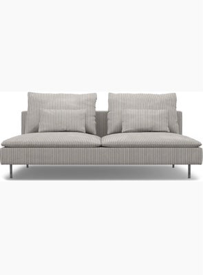 Sofa, bomuld, 3 pers. , Bemz, Betræk sælges til en sofa samt en puf fra Ikeas sofagruppe Söderhamn. 