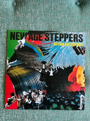 LP, New Age Steppers, Action Battlefield, Andet, Meget sjælden klar vinyl udgave. Ska og dub. Både v