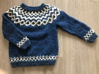 Sweater, Børnesweater Islandsk, Islandsk Uld Sweater