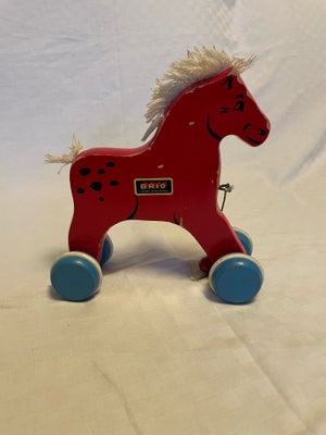 Hest, Smuk retro hest fra BRIO. 
Måler 18 cm i længden og i højden. 
