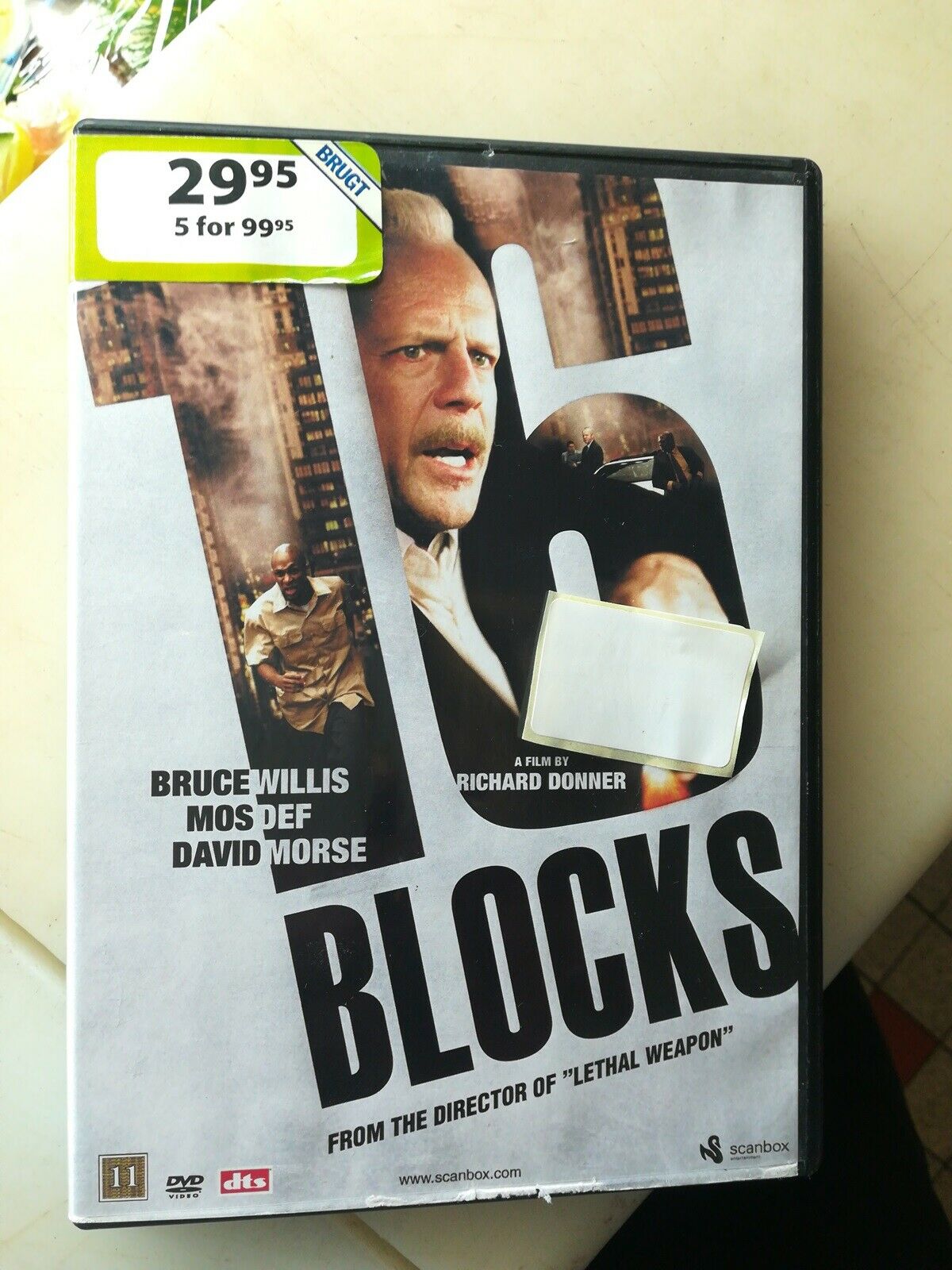 16 Blocks (2006) DVD Movie - Bruce Willis Mos Def David Morse