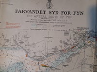 Søkort over Farvandet syd for Fyn, Kattegat, År...