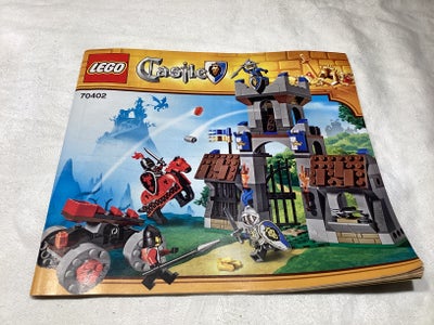 Lego Castle, 70402 - The Gatehouse Raid - instruktion, KUN instruktionen 