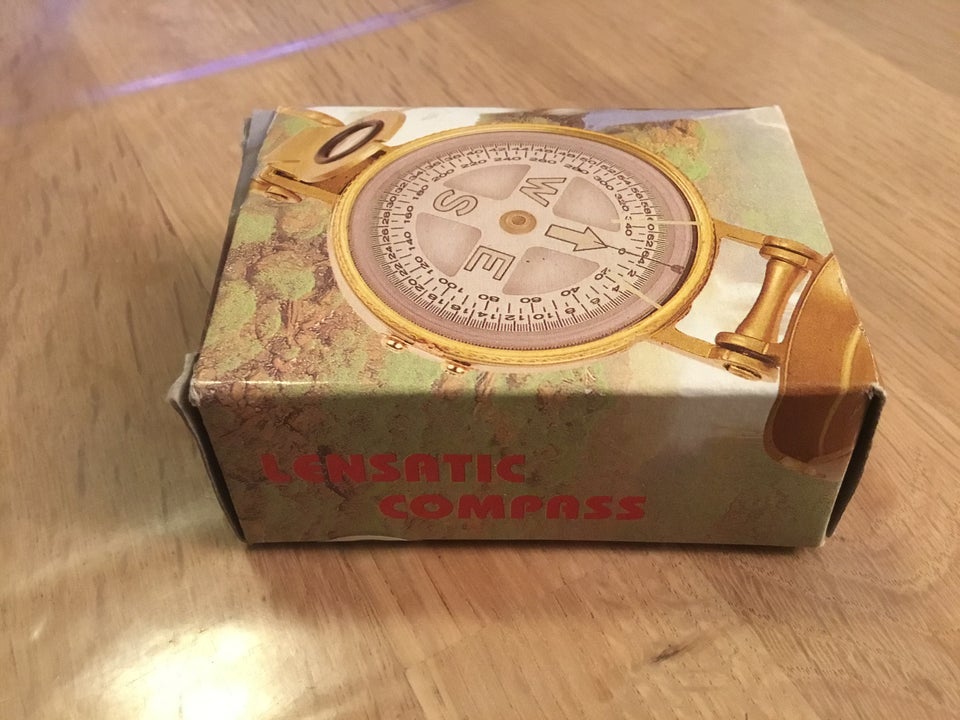 Ny Lensatic compass, Engineer compas, 100 kr.