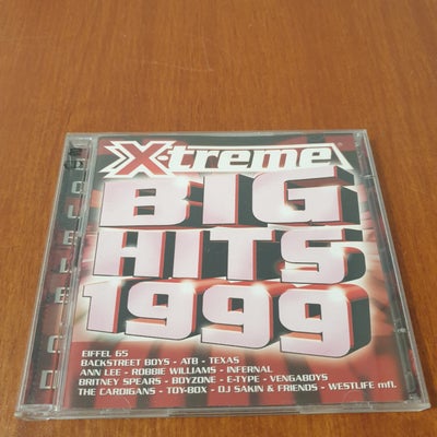 Diverse Kunstnere: X-treme BIG HITS 1999 (Dobbelt Album), electronic, /Pop/Europop/Euro House. Fra 1