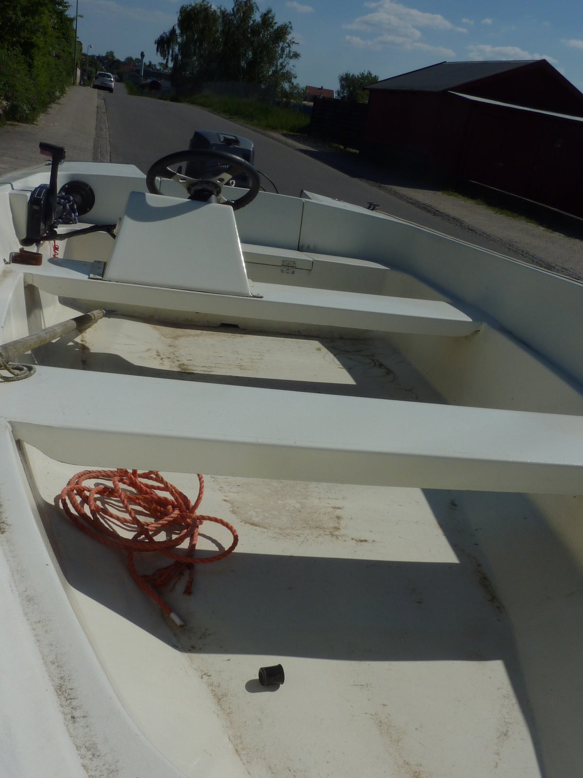 Styrepultbåd, 15 fod, 40 hk