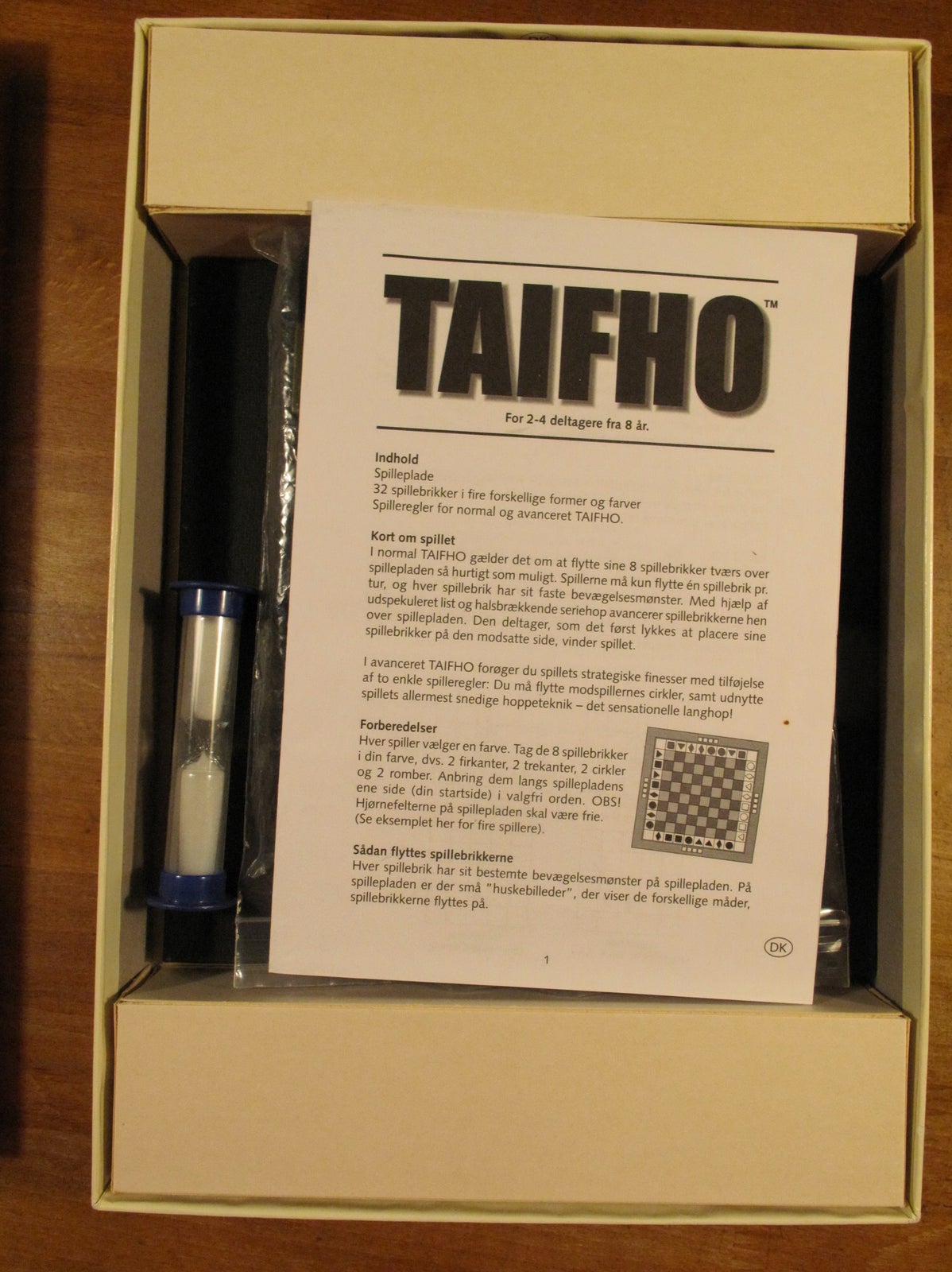 Taifho (Brio), logikspil, kombinationsspil